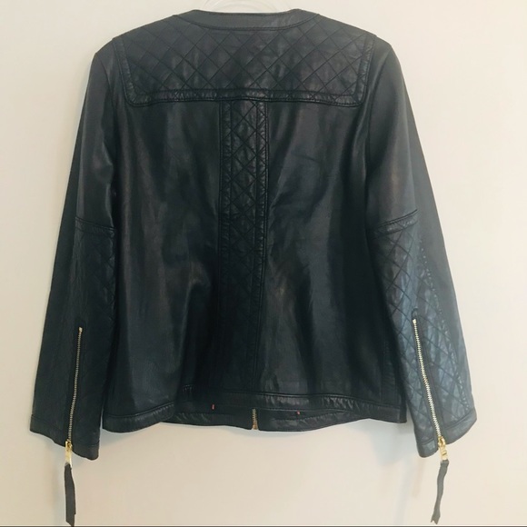 🔶TORY BURCH | XL | Soft Leather Moto - Picture 11 of 16